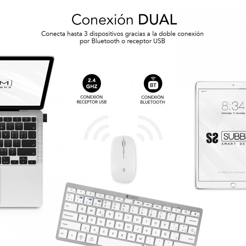 TECLADO + RATON SUBBLIM...