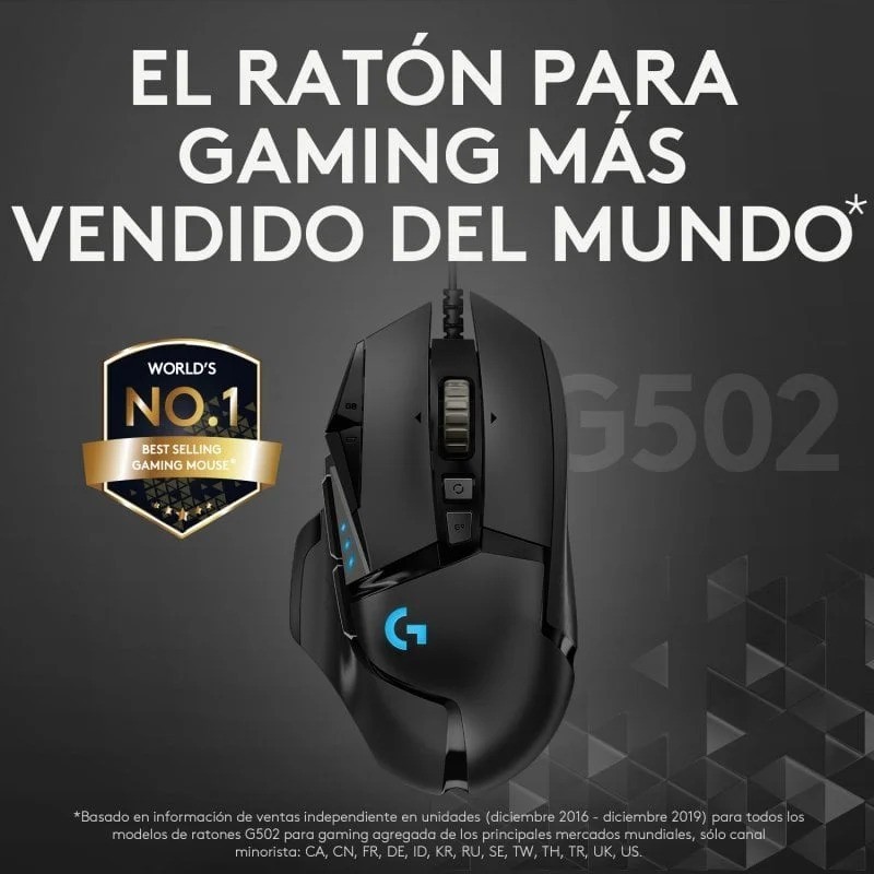 RATON GAMING LOGITECH G502...