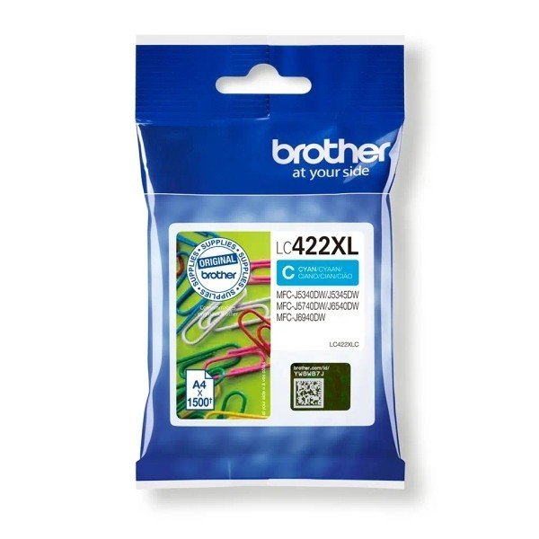 TINTA BROTHER LC422 XL CYAN