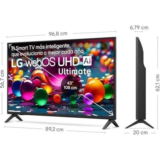 TELEVISOR LG 43 LED 4K UHD...