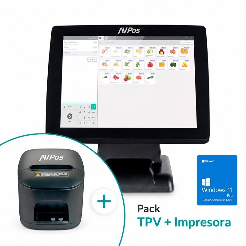 PACK TPV AVPOS K3000 15...