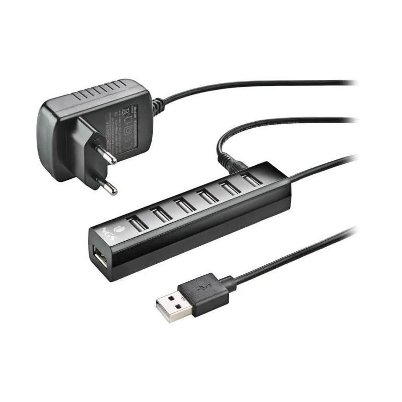 HUB USB NGS TINY 7 PUERTOS...